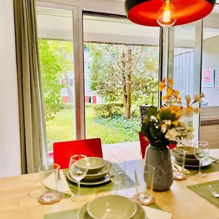 דירה Alpine With Ac, Garden Terrace And Much Privacy